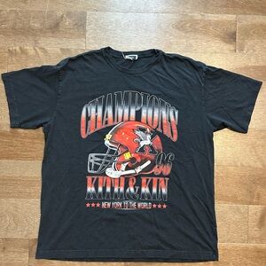 Kith Black Champions Graphic Tee